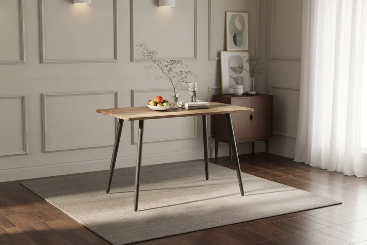 GDFStudio Freya Modern Wooden Dining Table